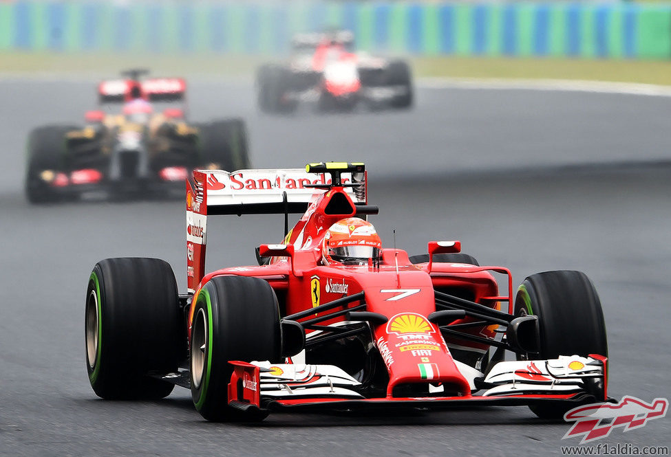 Sexta plaza de Kimi Räikkönen en el Hungaroring