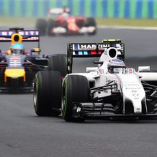 Valtteri Bottas se vio afectado por el tráfico en boxes