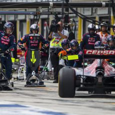 Jean-Eric Vergne haciendo su última parada