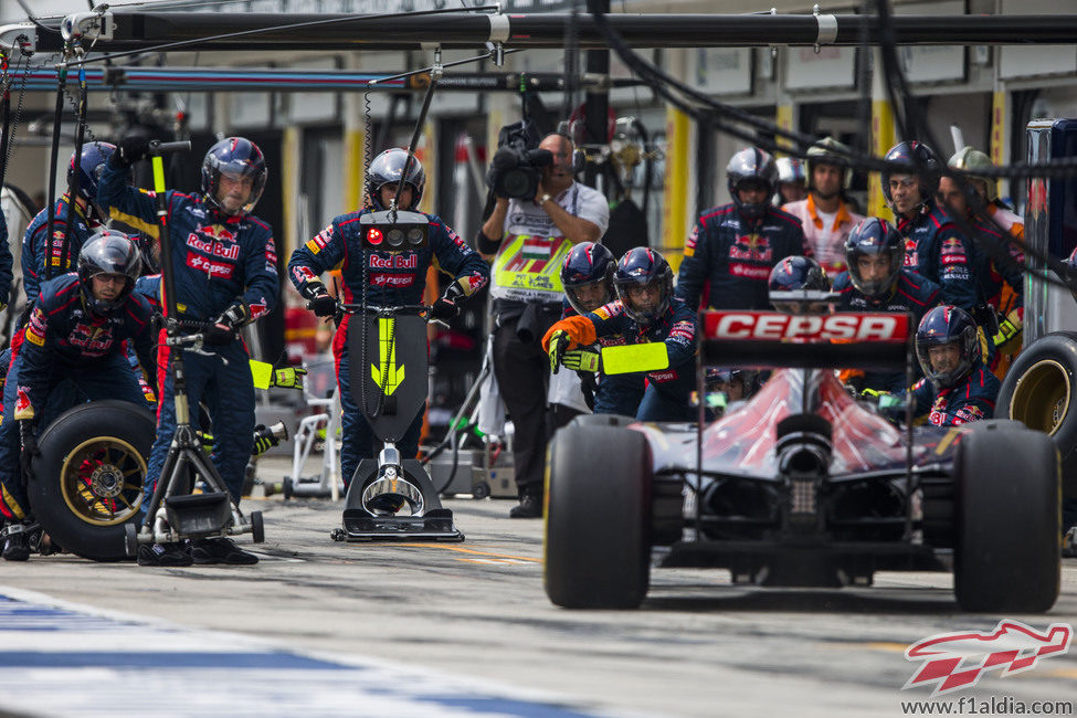 Jean-Eric Vergne haciendo su última parada