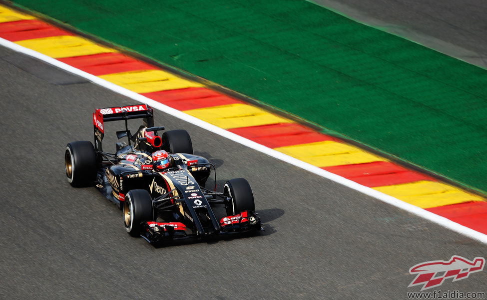 Romain Grosjean se libró de los problemas el viernes