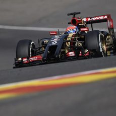 Zona de cambios de elevación para Romain Grosjean