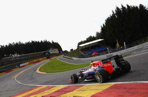 Daniel Ricciardo afronta Eau Rouge