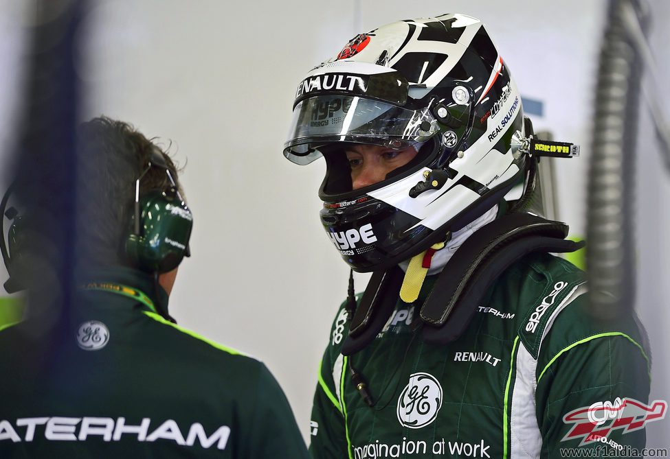 André Lotterer se prepara para subirse al CT05