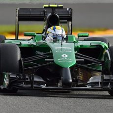 Marcus Ericsson prueba el nuevo morro del CT05