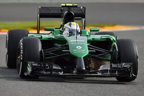 Marcus Ericsson prueba el nuevo morro del CT05