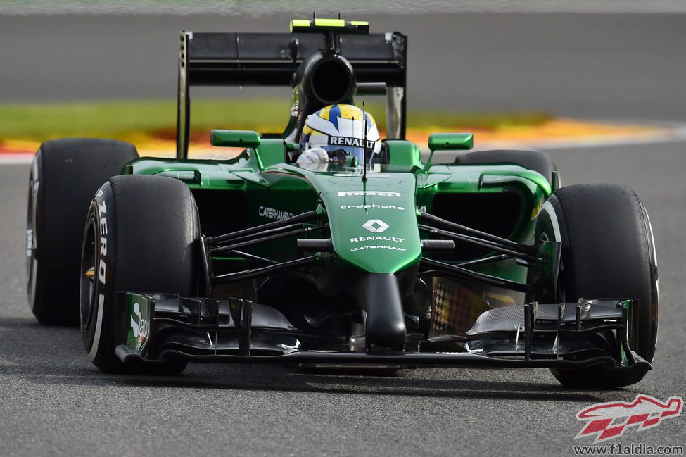 Marcus Ericsson prueba el nuevo morro del CT05