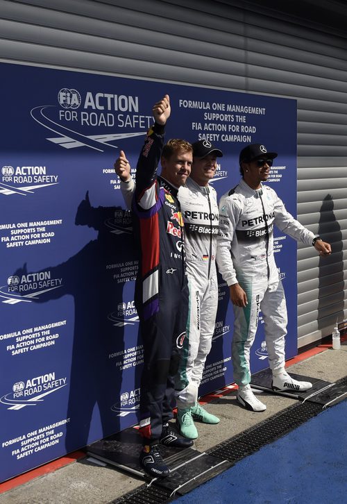Rosberg, Hamilton y Vettel triunfan en Spa