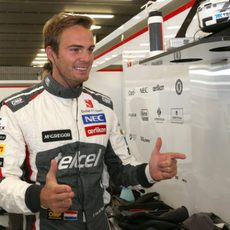 Giedo van der Garde contento por su oportunidad