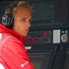 Max Chilton aguarda su turno para los libres 2