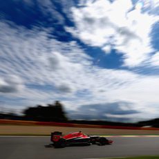 Max Chilton vuela por el circuito de Spa