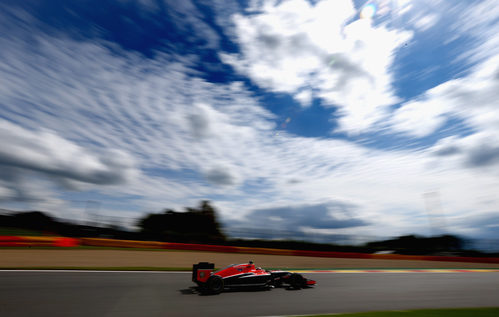 Max Chilton vuela por el circuito de Spa