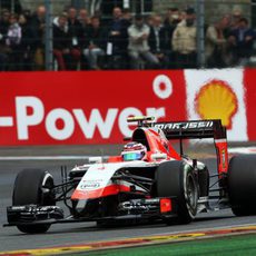 Max Chilton comienza su vuelta durante los Libres 3