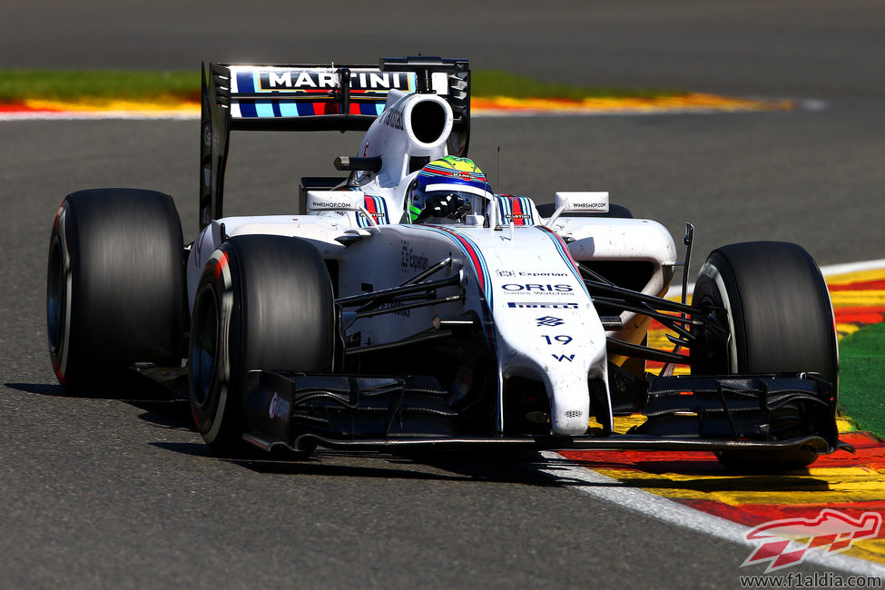 Felipe Massa se quedó sin puntos en Bélgica