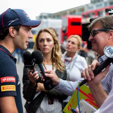 Jean-Eric Vergne responde a las preguntas de los periodistas