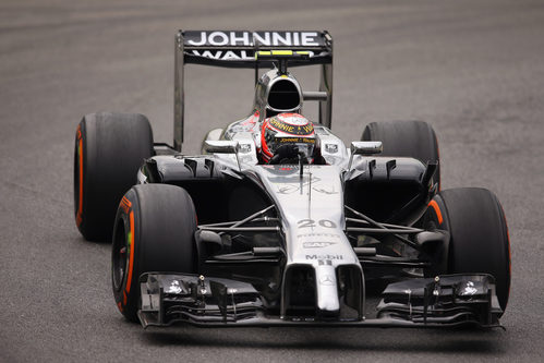 Kevin Magnussen prueba las sensaciones del MP4-29