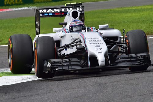 El FW36 de Valtteri Bottas rueda en Italia