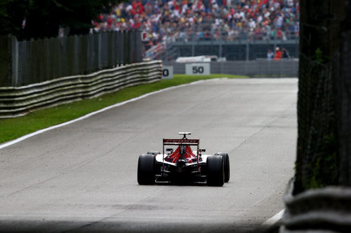 Jean-Eric Vergne no acabó contento con el coche el viernes