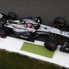 Jenson Button en acción en Monza