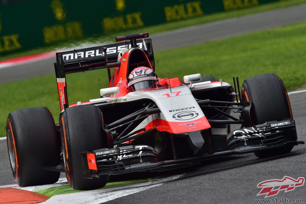 Jules Bianchi mostró confianza con el MR03