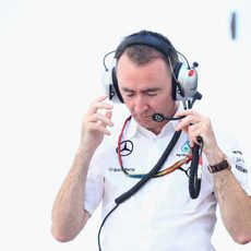 Paddy Lowe en el circuito de Monza