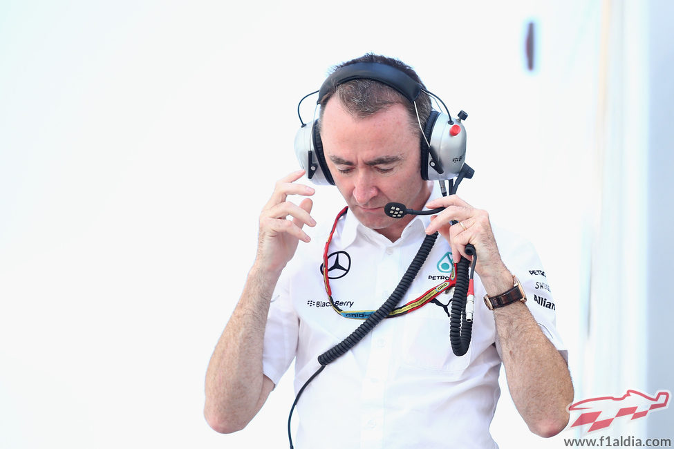 Paddy Lowe en el circuito de Monza