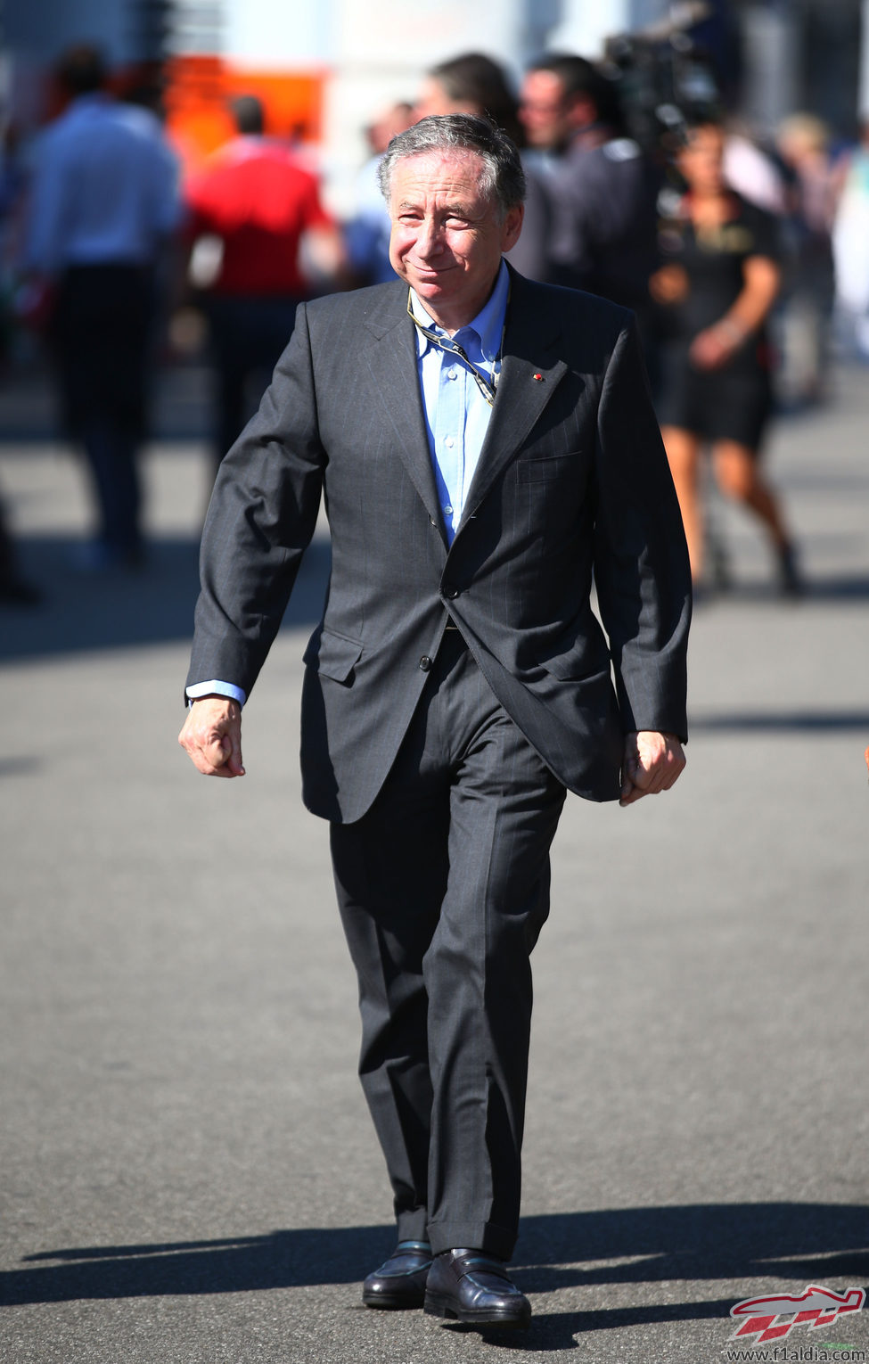 Jean Todt en el paddock de Monza