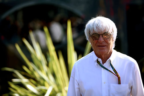 Bernie Ecclestone no quiso perderse la clasificación