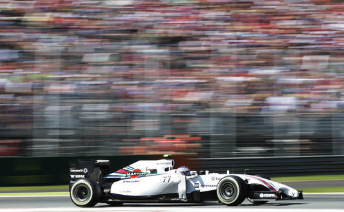 Valtteri Bottas alcanza el tercer puesto con el FW36