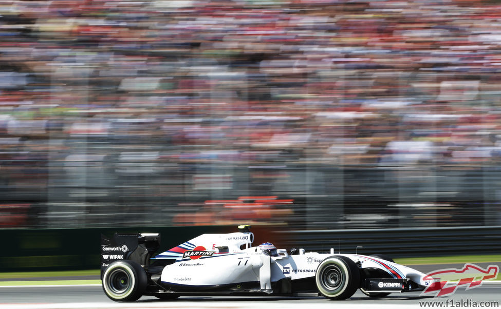 Valtteri Bottas alcanza el tercer puesto con el FW36