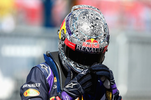 Sebastian Vettel finaliza la clasificación del GP de Italia 2014