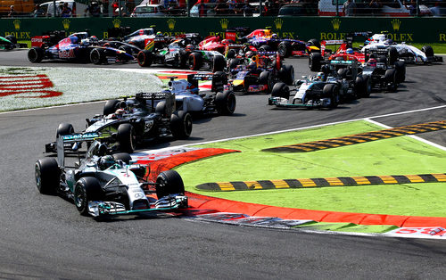 Primeras curvas del GP de Italia 2014