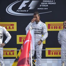 Podio del GP de Italia 2014