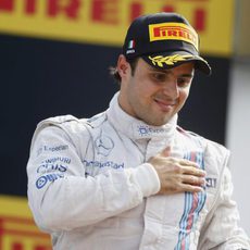 Felipe Massa agradece el apoyo de todos los 'tifosi'