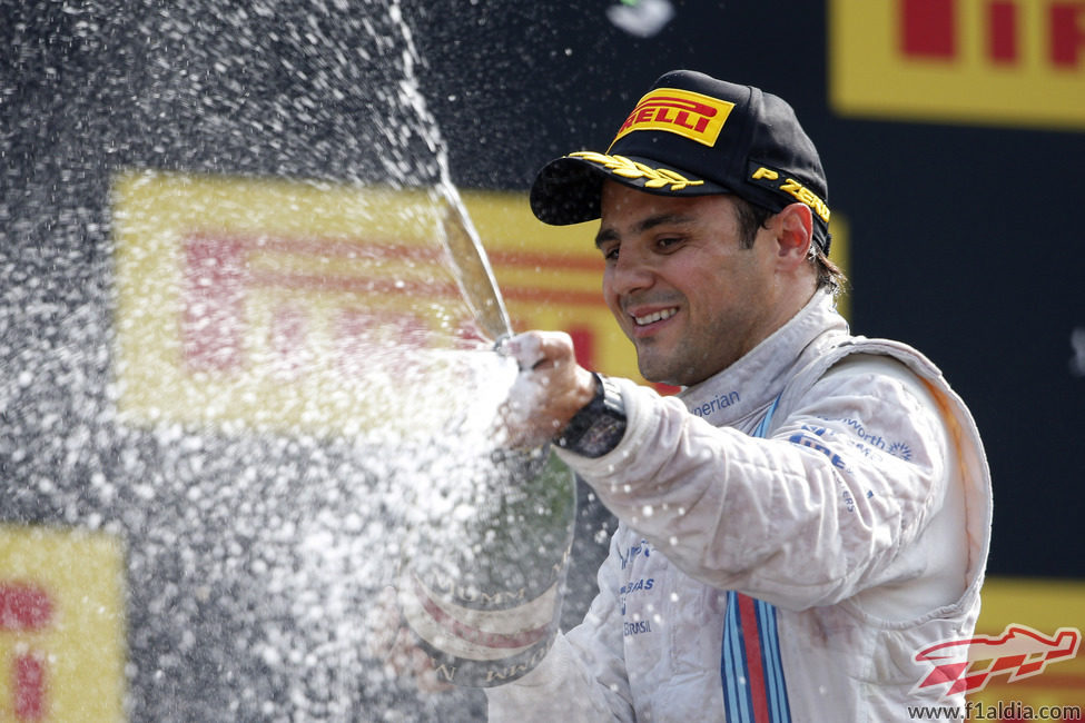 Felipe Massa se estrena en el podio en 2014