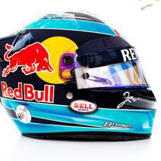 Casco especial de Jean-Eric Vergne para Singapur