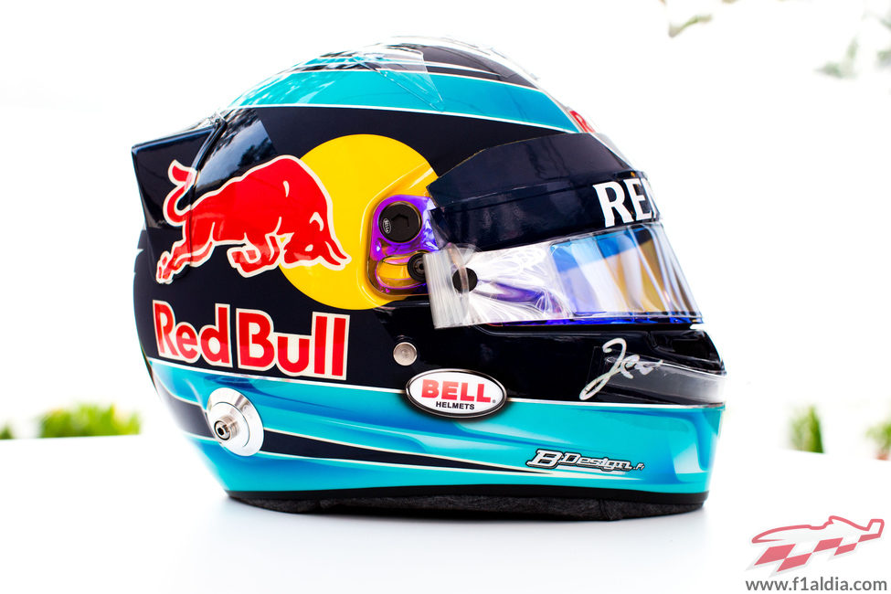 Casco especial de Jean-Eric Vergne para Singapur