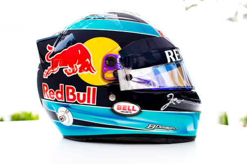 Casco especial de Jean-Eric Vergne para Singapur