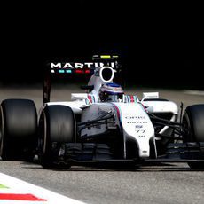 Valtteri Bottas con problemas de equilibrio en su coche