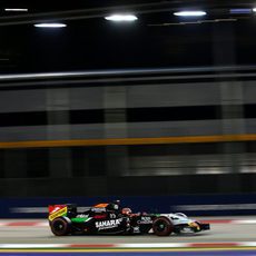 Nico Hülkenberg brilla bajo los focos del trazado de Marina Bay