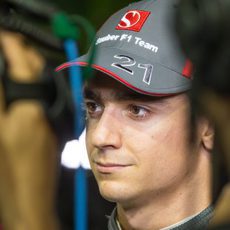 Esteban Gutiérrez se concentra ante el reto de SIngapur