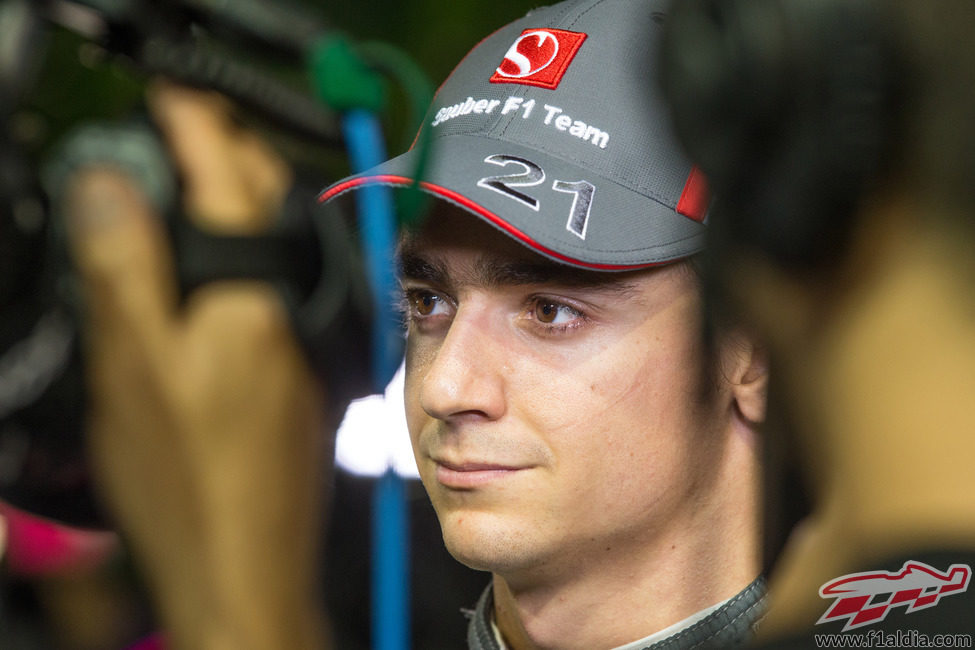 Esteban Gutiérrez se concentra ante el reto de SIngapur