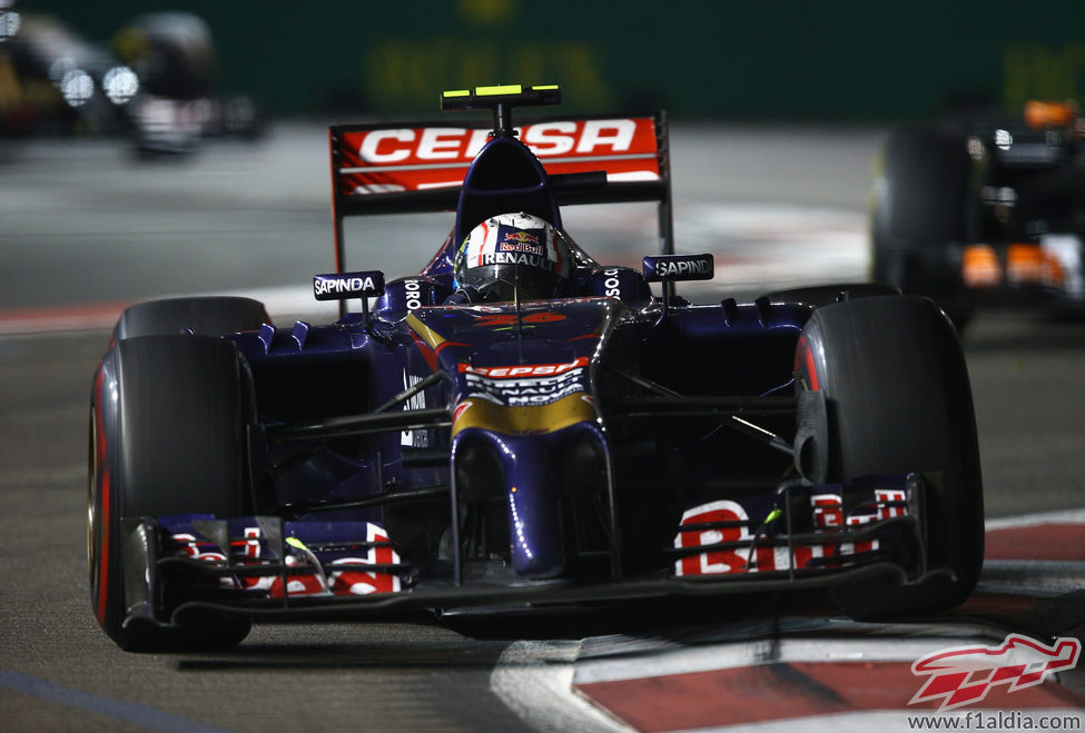 Daniil Kvyat no ha podido beber agua durante el GP de Singapur