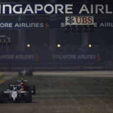 Felipe Massa durante el GP de Singapur