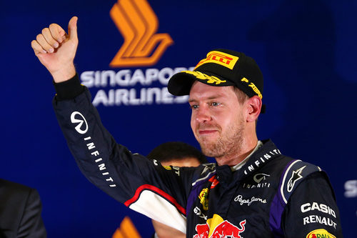 Segundo puesto en Marina Bay para Sebastian Vettel