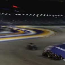 Pastor Maldonado durante el GP de Singapur