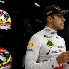 Maldonado se prepara para el GP de Singapur