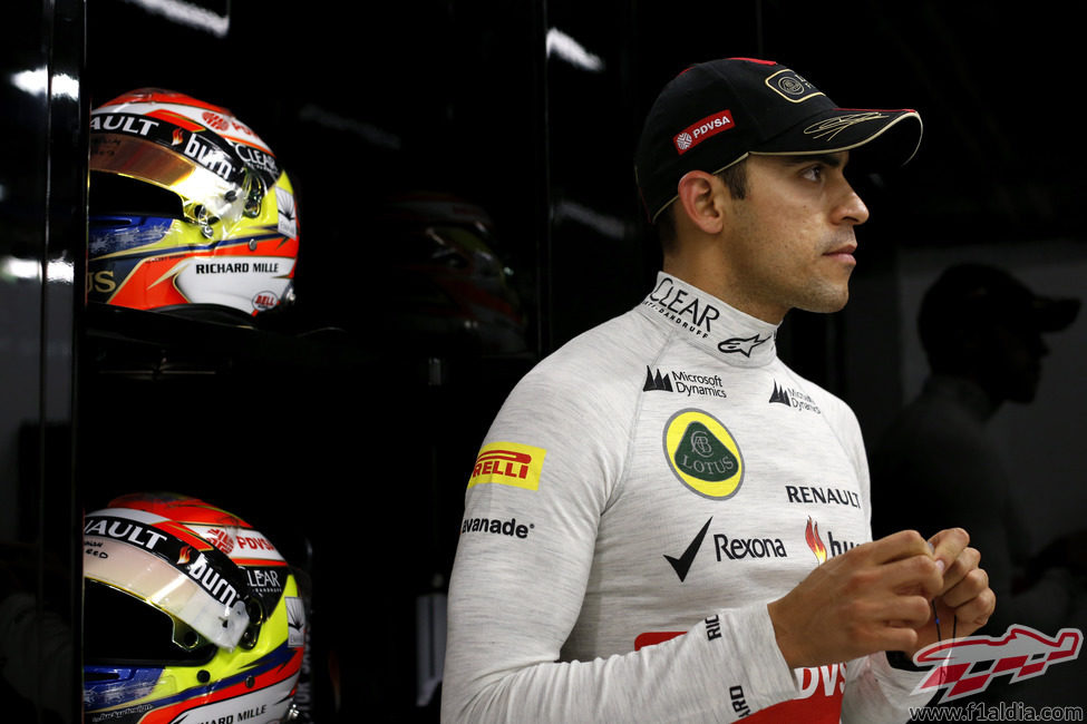 Maldonado se prepara para el GP de Singapur