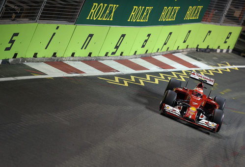 Kimi Raikkonen termina octavo el Gran Premio de Singapur
