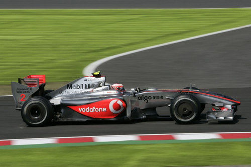 Kovalainen en la pista